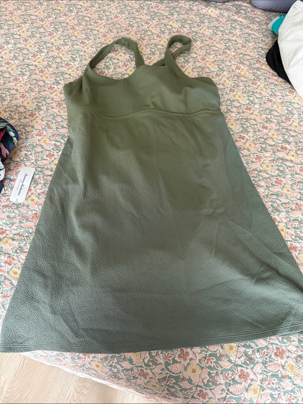 Lands End Olive Green Bathing Suit